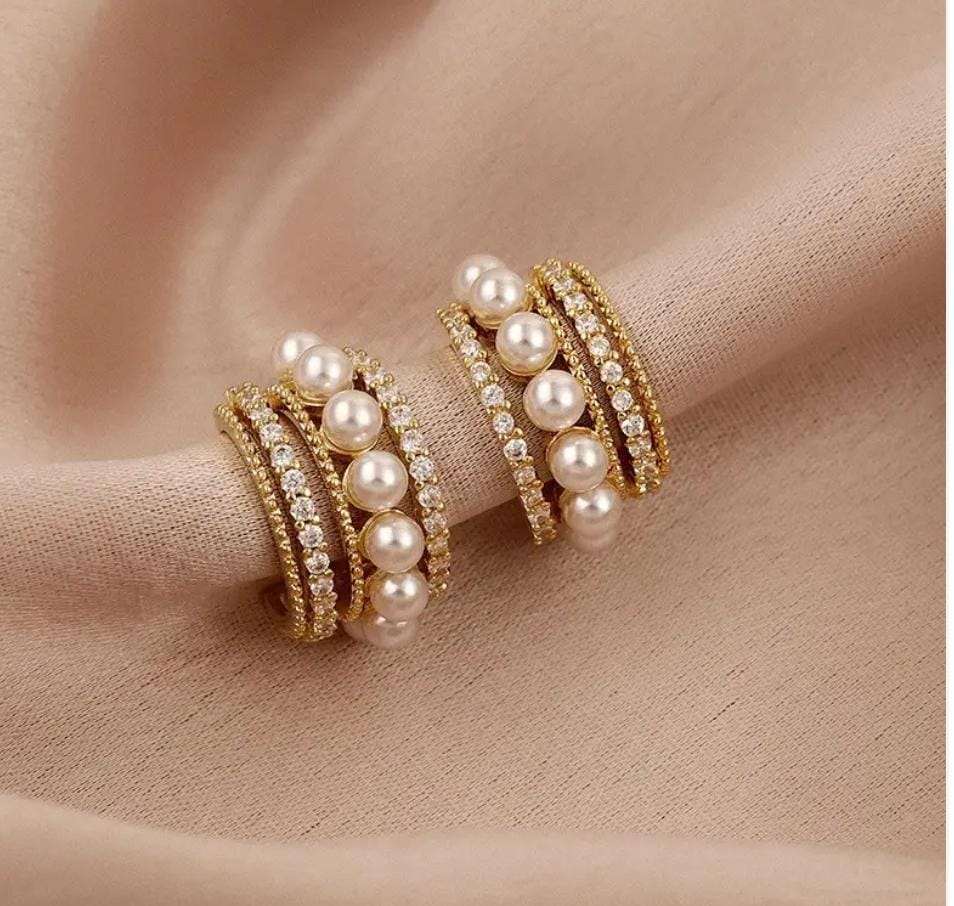 Pearl Berry Earrings