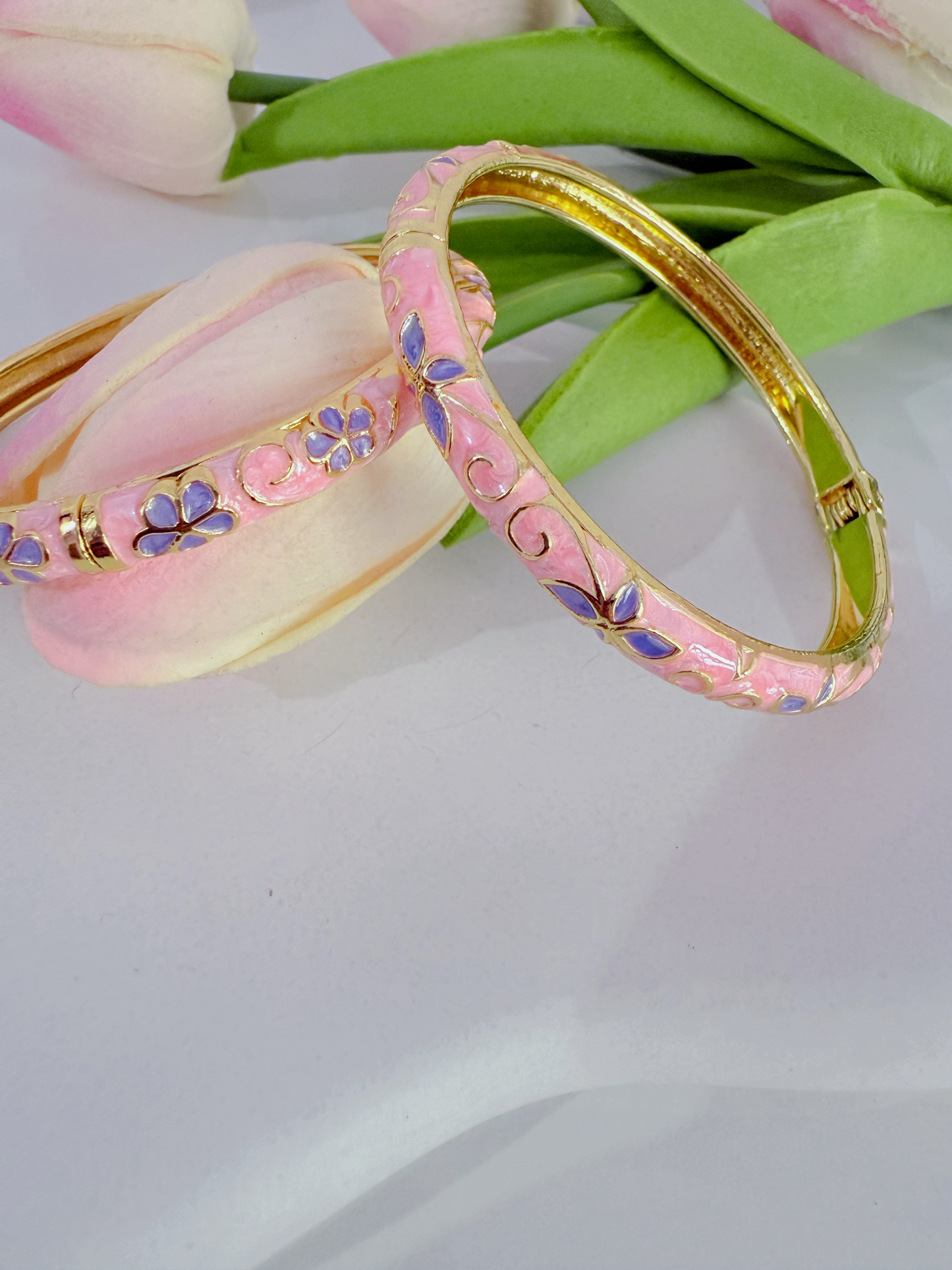 Vintage Enamel Bangles-2