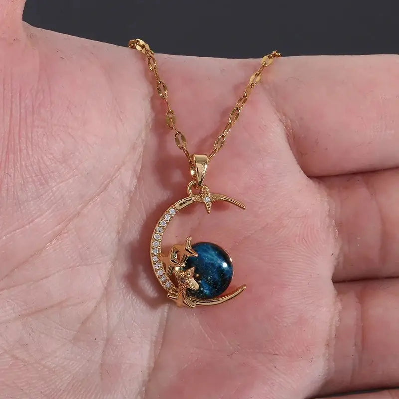 Blue Moon Necklace