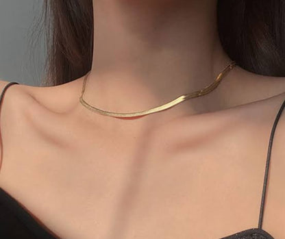 18k Gold Plated snake Chain