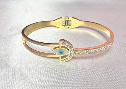 Stainless Steel Evil Eye Kada