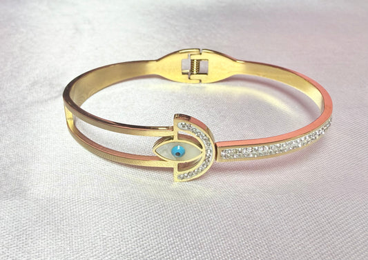 Stainless Steel Evil Eye Kada