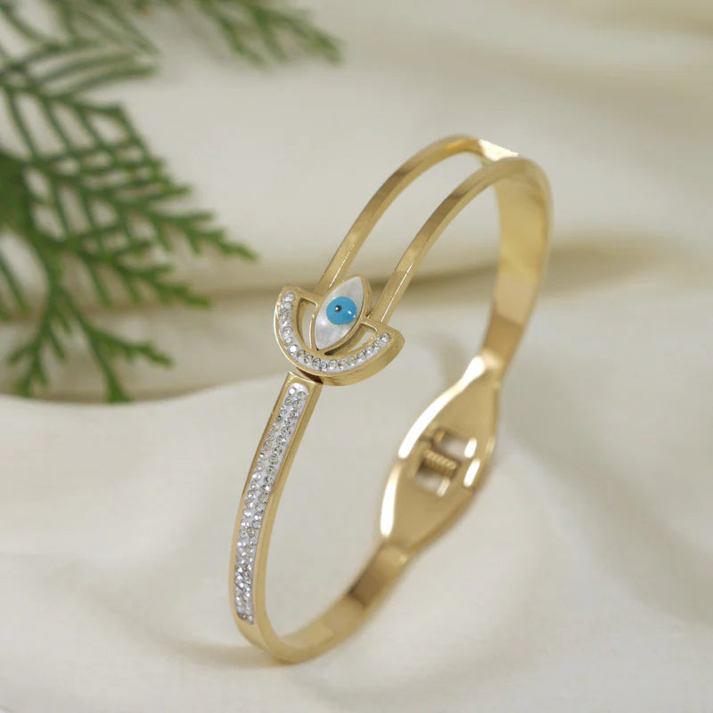 Stainless Steel Evil Eye Kada