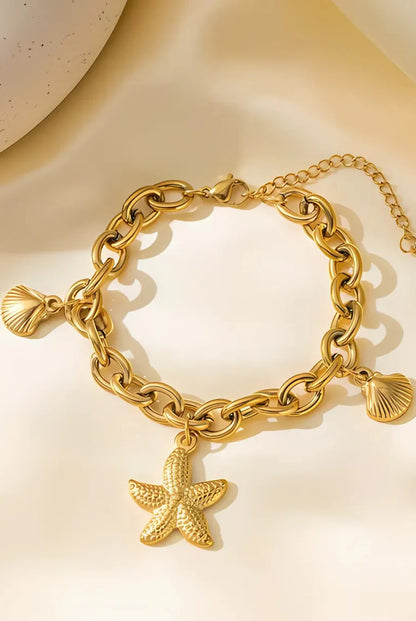 Star-fish Charm Bracelet