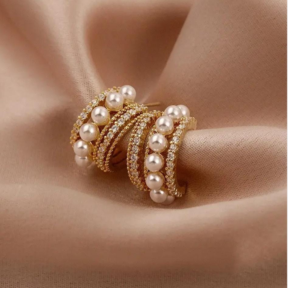 Pearl Berry Earrings