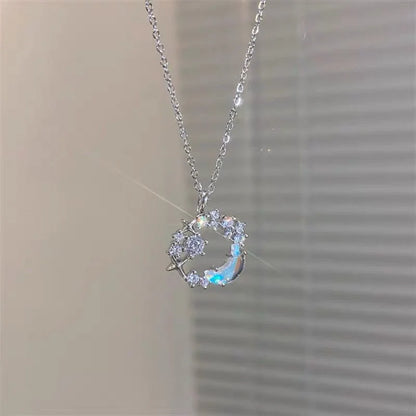 Star and Moon Necklace