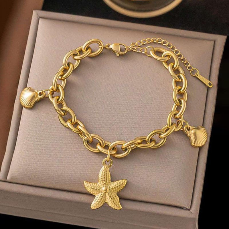 Star-fish Charm Bracelet
