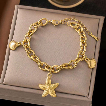 Star-fish Charm Bracelet