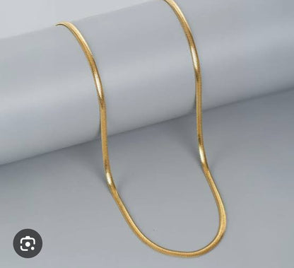 18k Gold Plated snake Chain