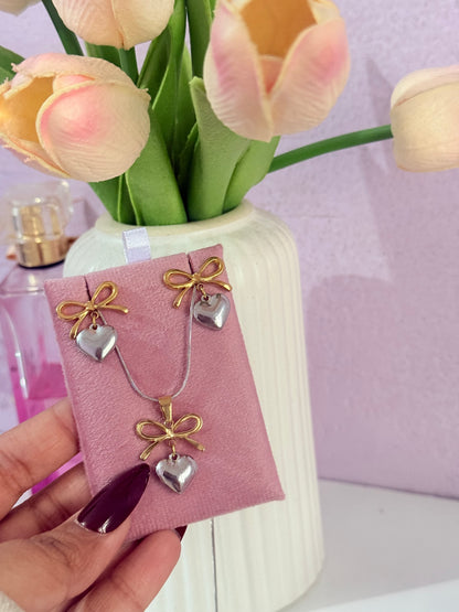 Bow Heart Set