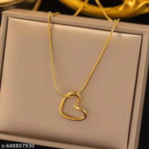 Trendy Heart Hollow Pendant