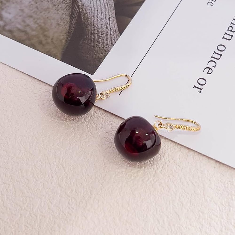 Cherry Drop Earrings