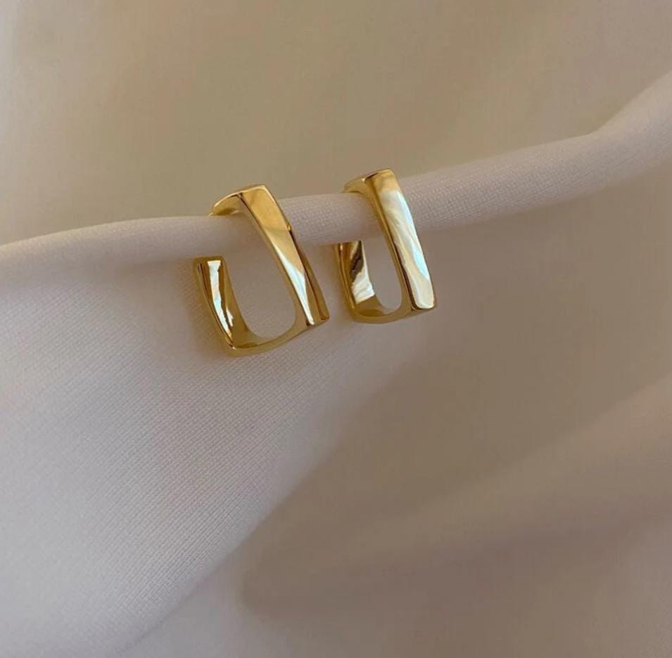 Statement Gold plate Earrings