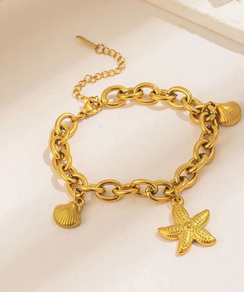 Star-fish Charm Bracelet
