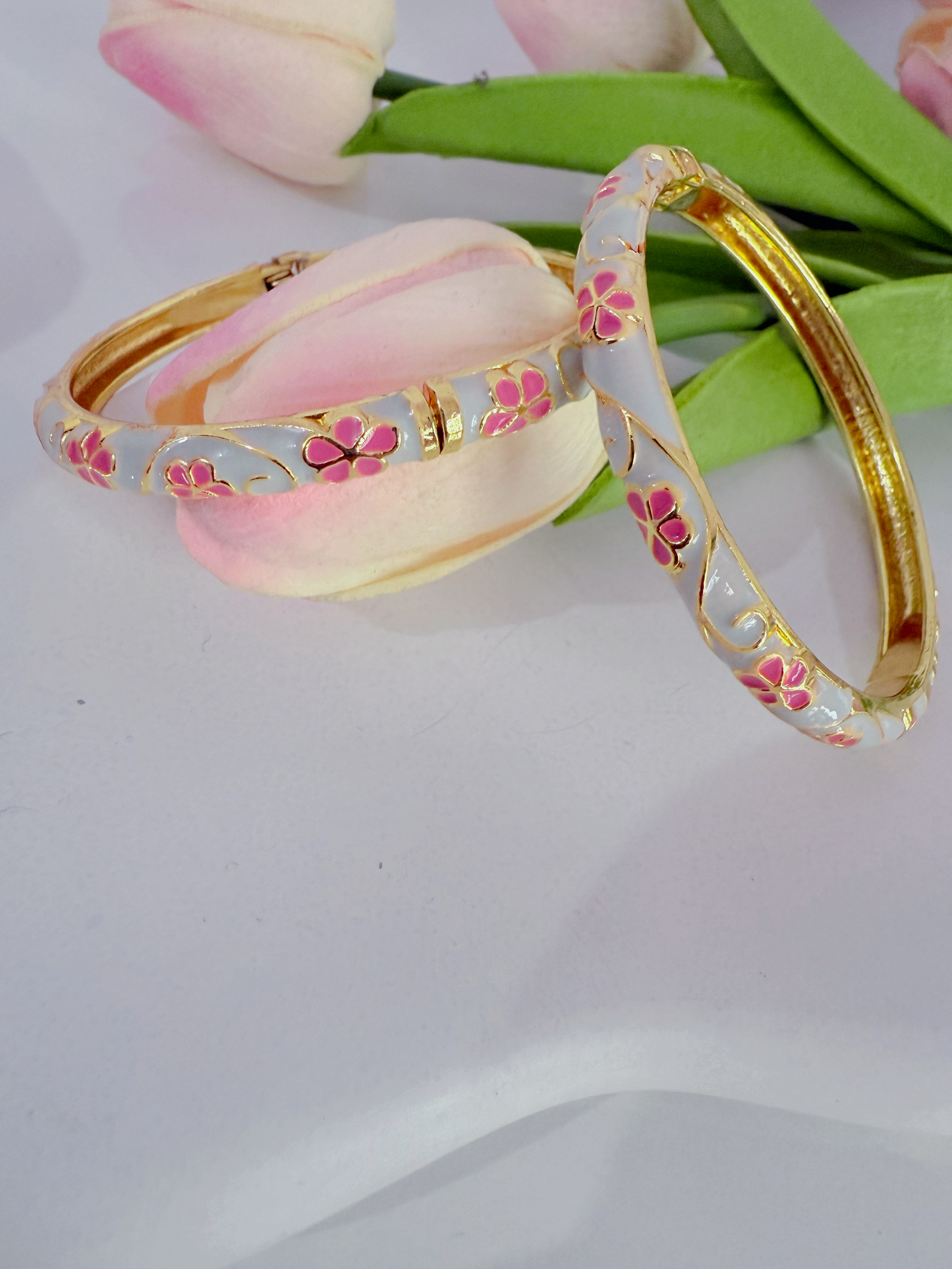 Vintage Enamel Bangles-4