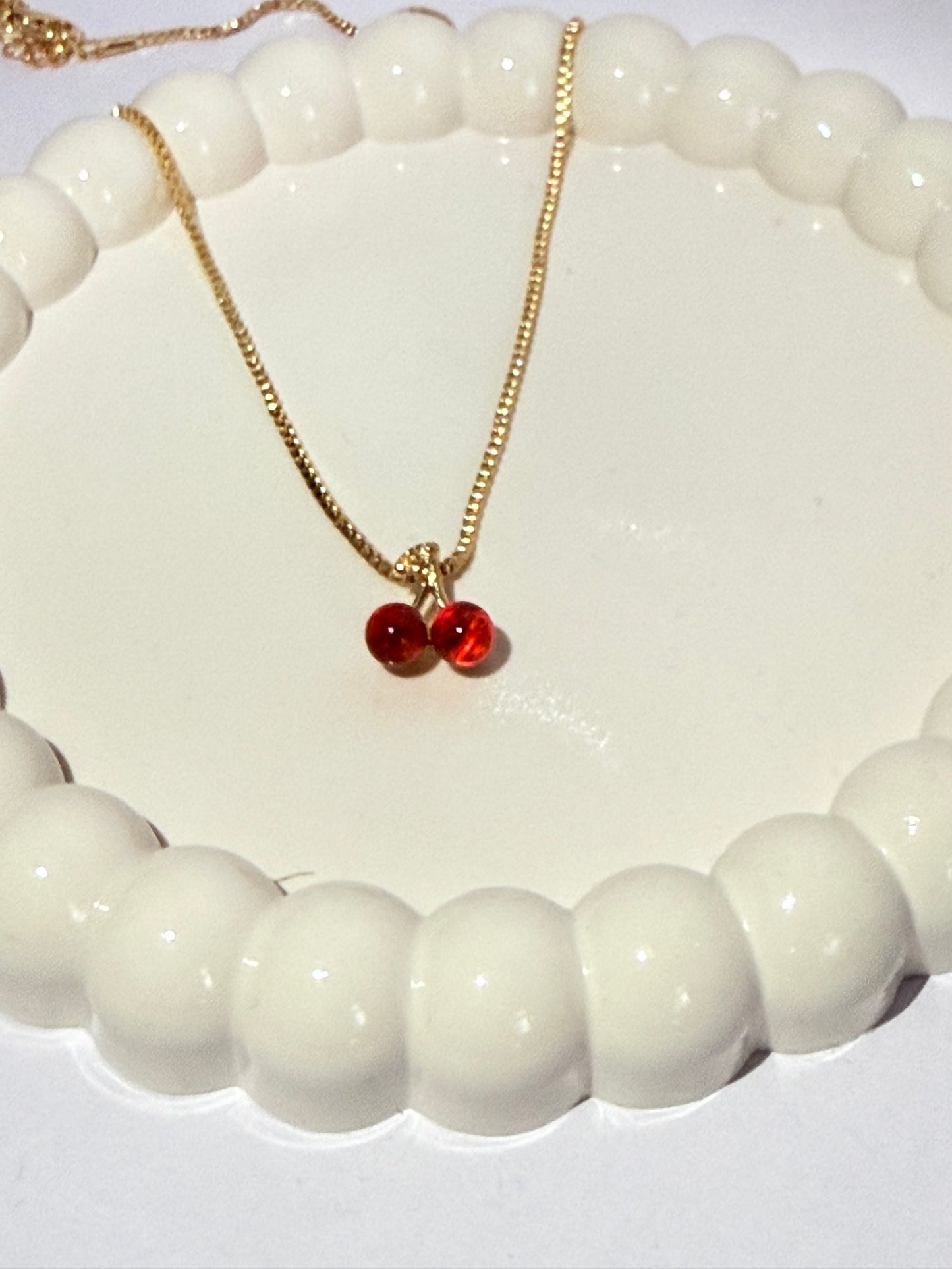 The Red Cherry Necklace