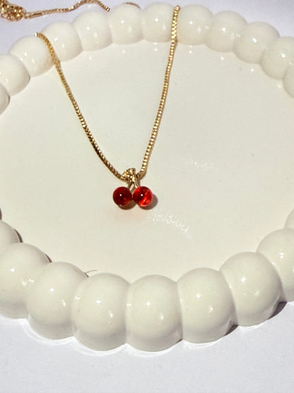 The Red Cherry Necklace