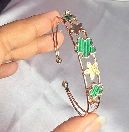 Green Clover Fancy Kada