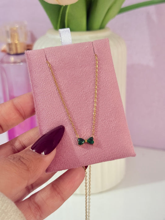 Lil green bow Chain