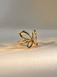 Hollow Butterfly Ring
