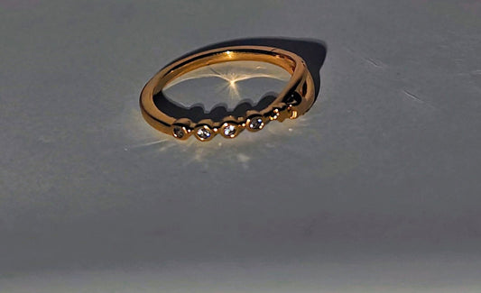 Gold Cz Ring