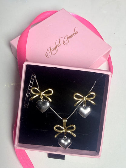 Bow Heart Set