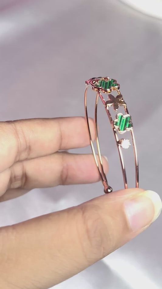 Green Clover Fancy Kada