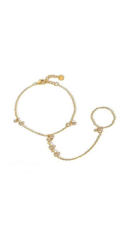 Minimal Dainty Hand Chain