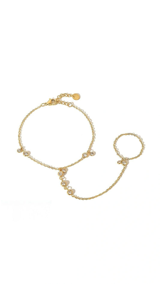 Minimal Dainty Hand Chain