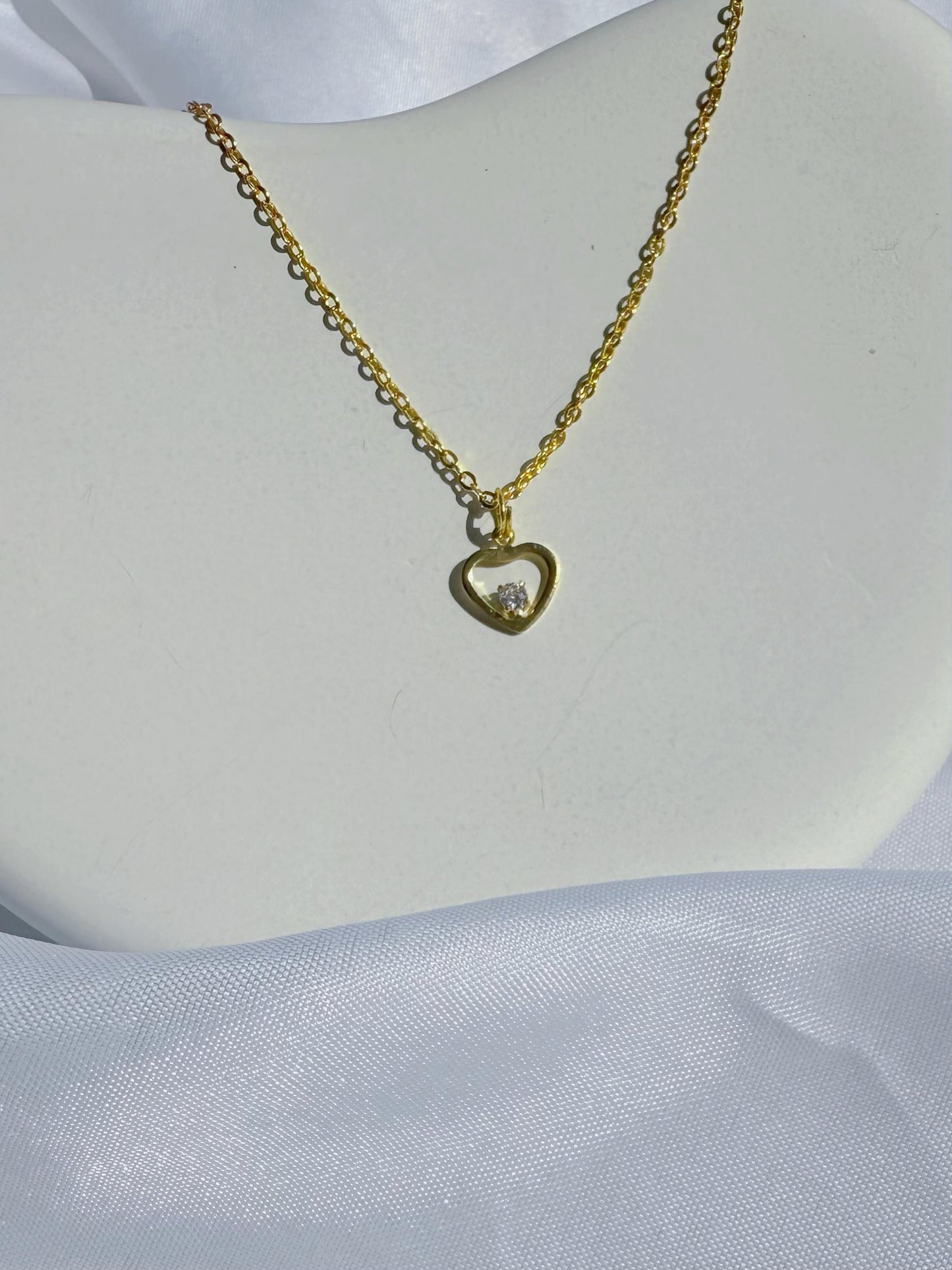 Minimal Heart Pendant