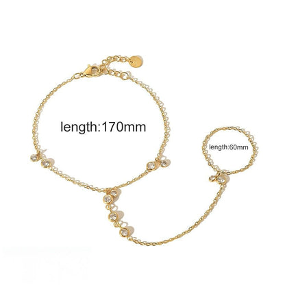 Minimal Dainty Hand Chain