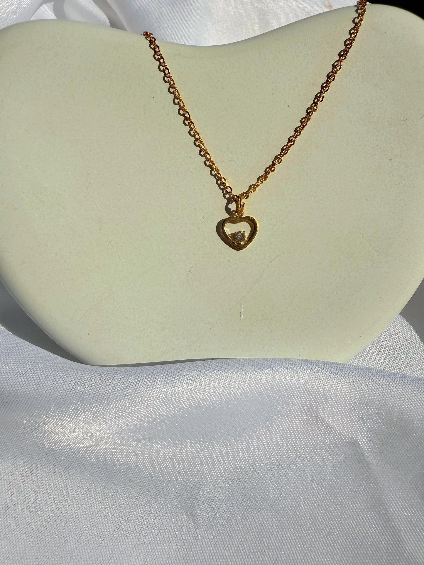 Minimal Heart Pendant